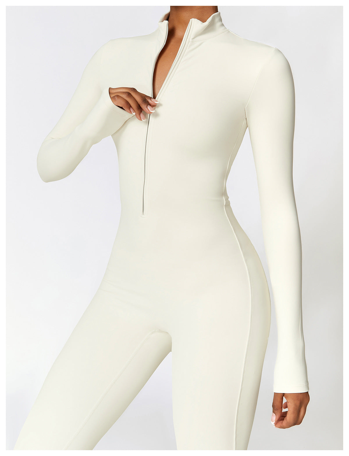 ActiveWarm Fleece-Lined Yoga Winter Jumpsuit