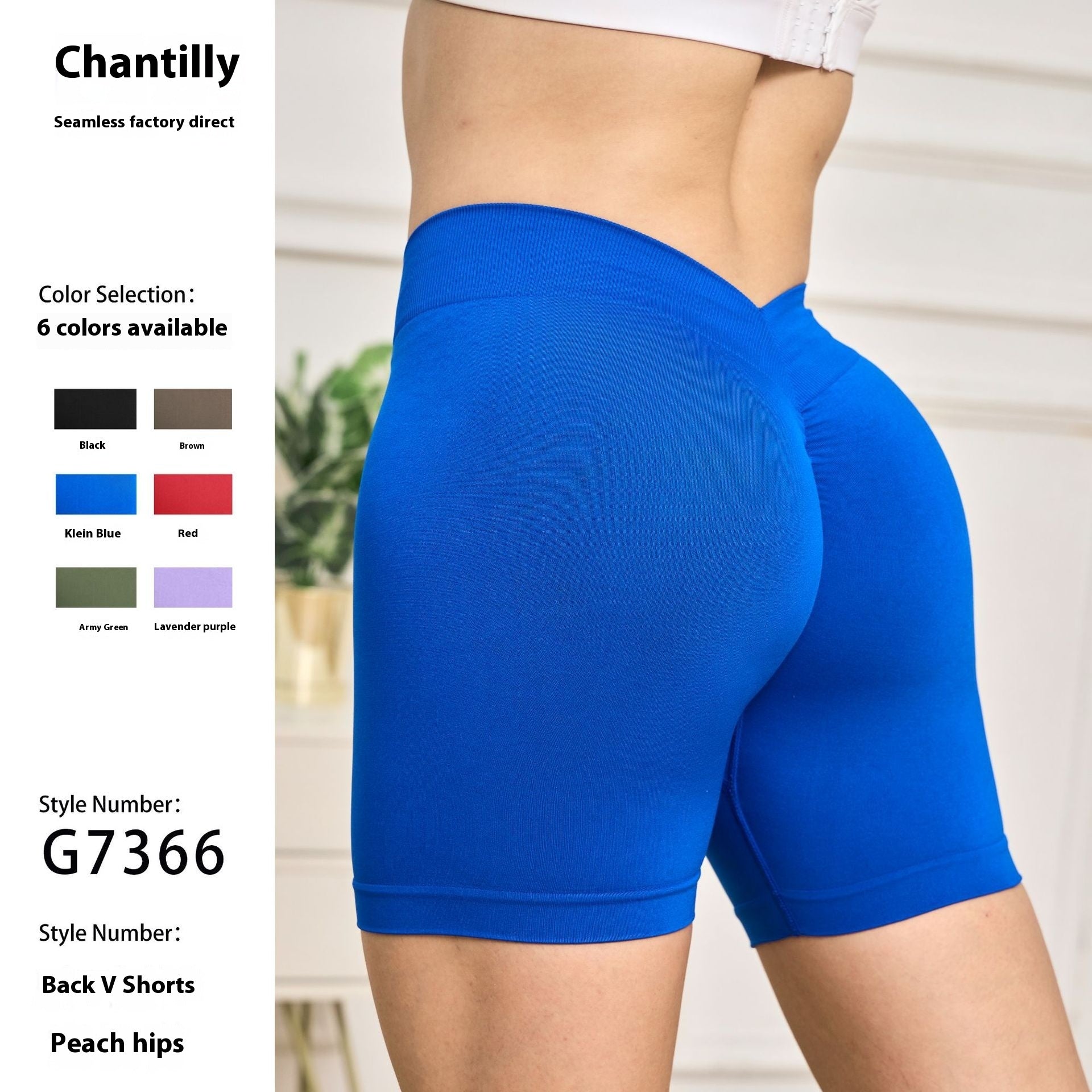 Seamless V-Back Lift Shorts