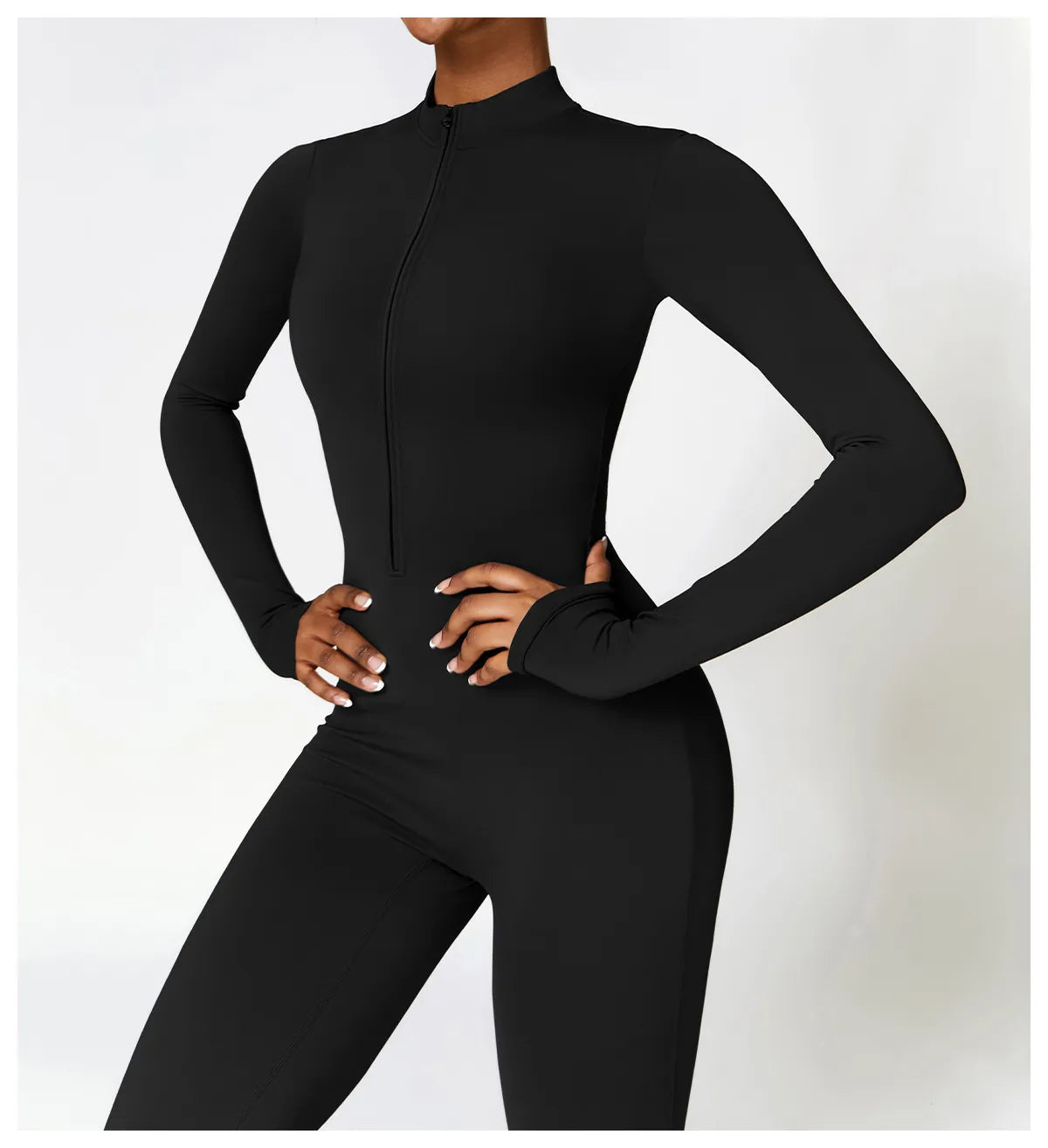 ActiveWarm Fleece-Lined Yoga Winter Jumpsuit