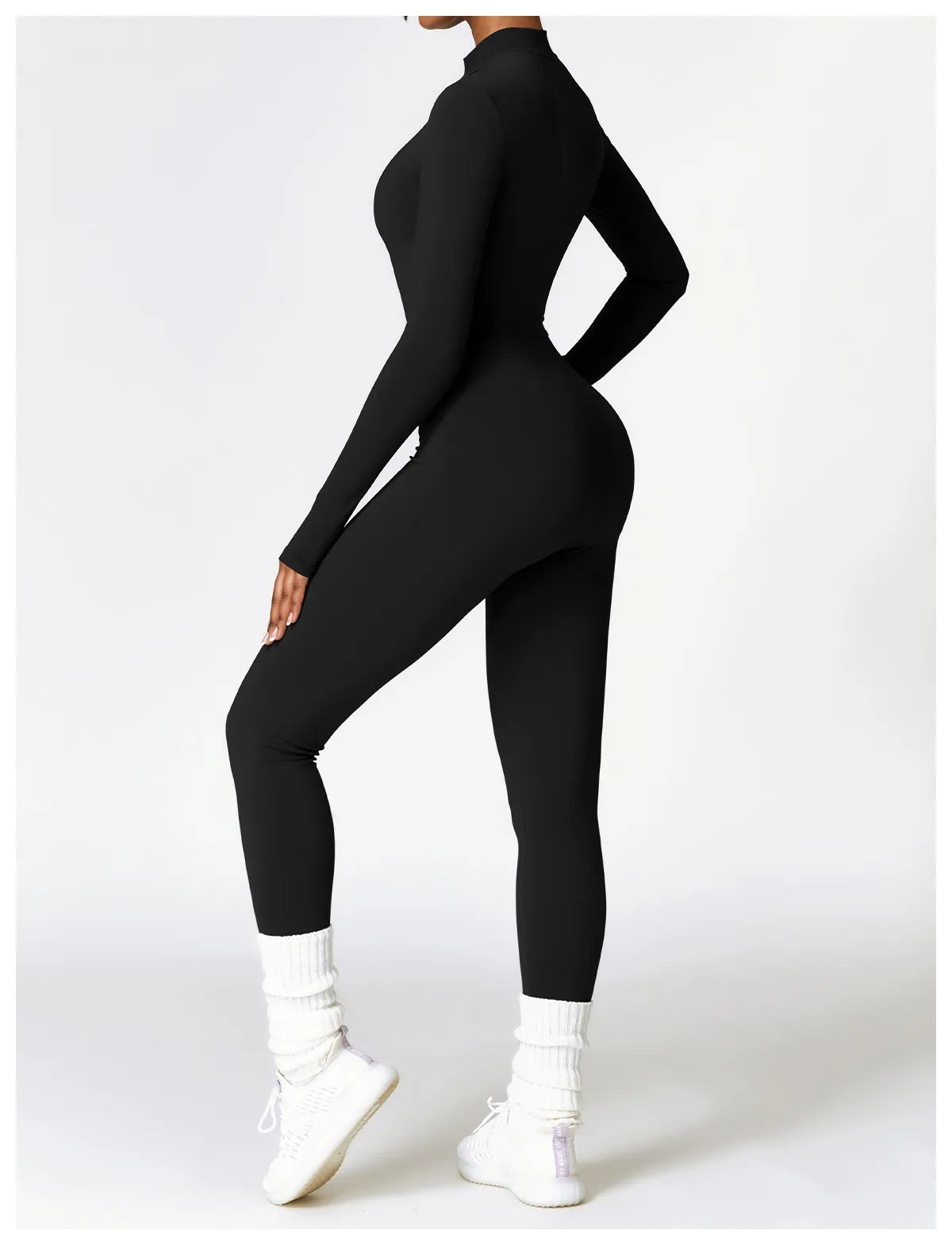 ActiveWarm Fleece-Lined Yoga Winter Jumpsuit