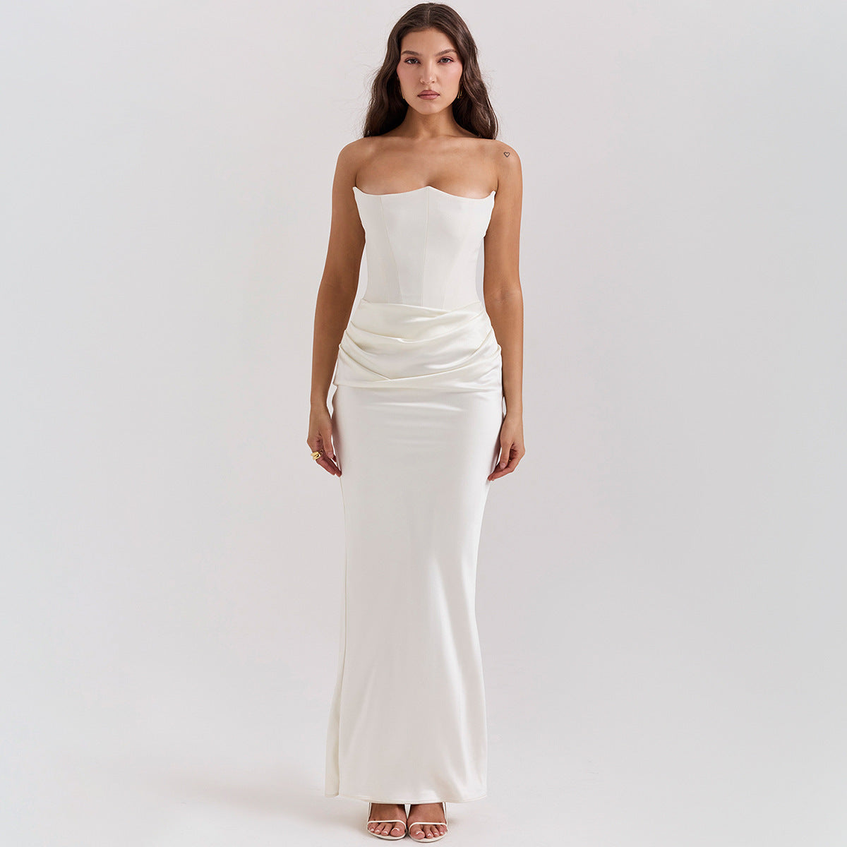 Velvet Allure Fishbone Gown