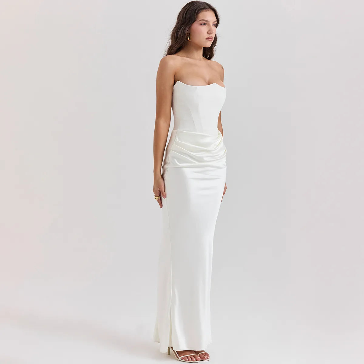 Velvet Allure Fishbone Gown