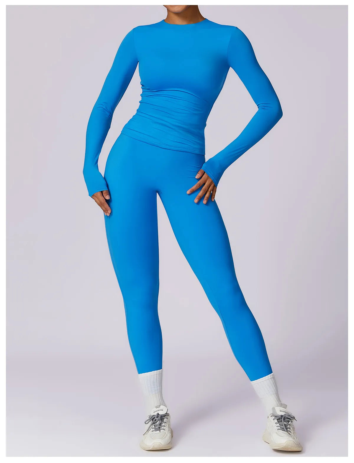 AuraFlex Long Sleeve Activewear Set