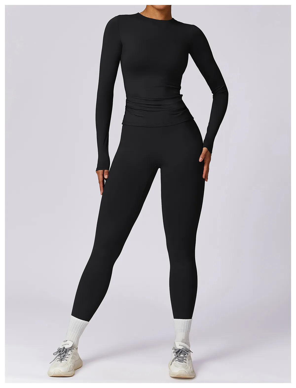 AuraFlex Long Sleeve Activewear Set