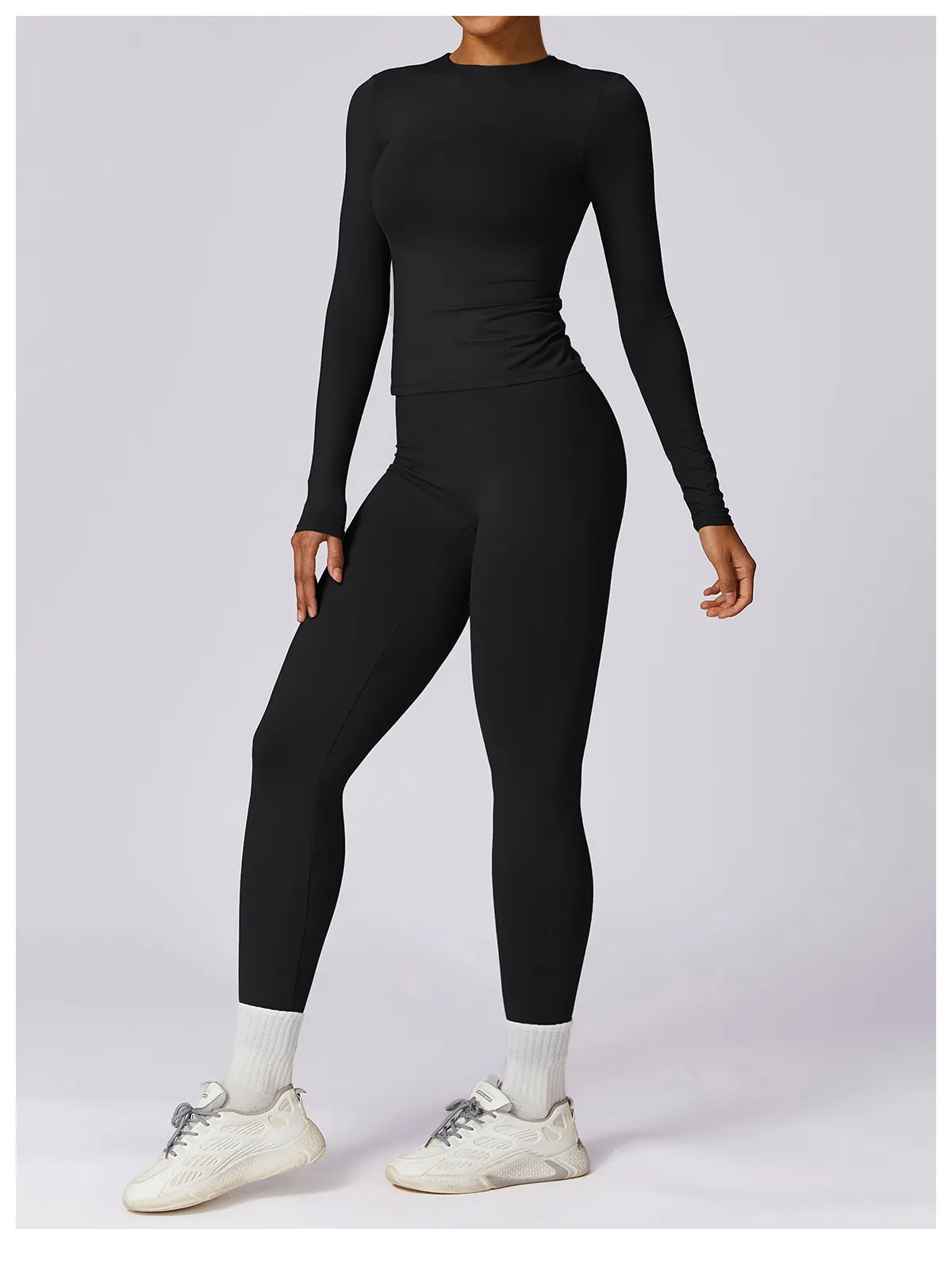 AuraFlex Long Sleeve Activewear Set