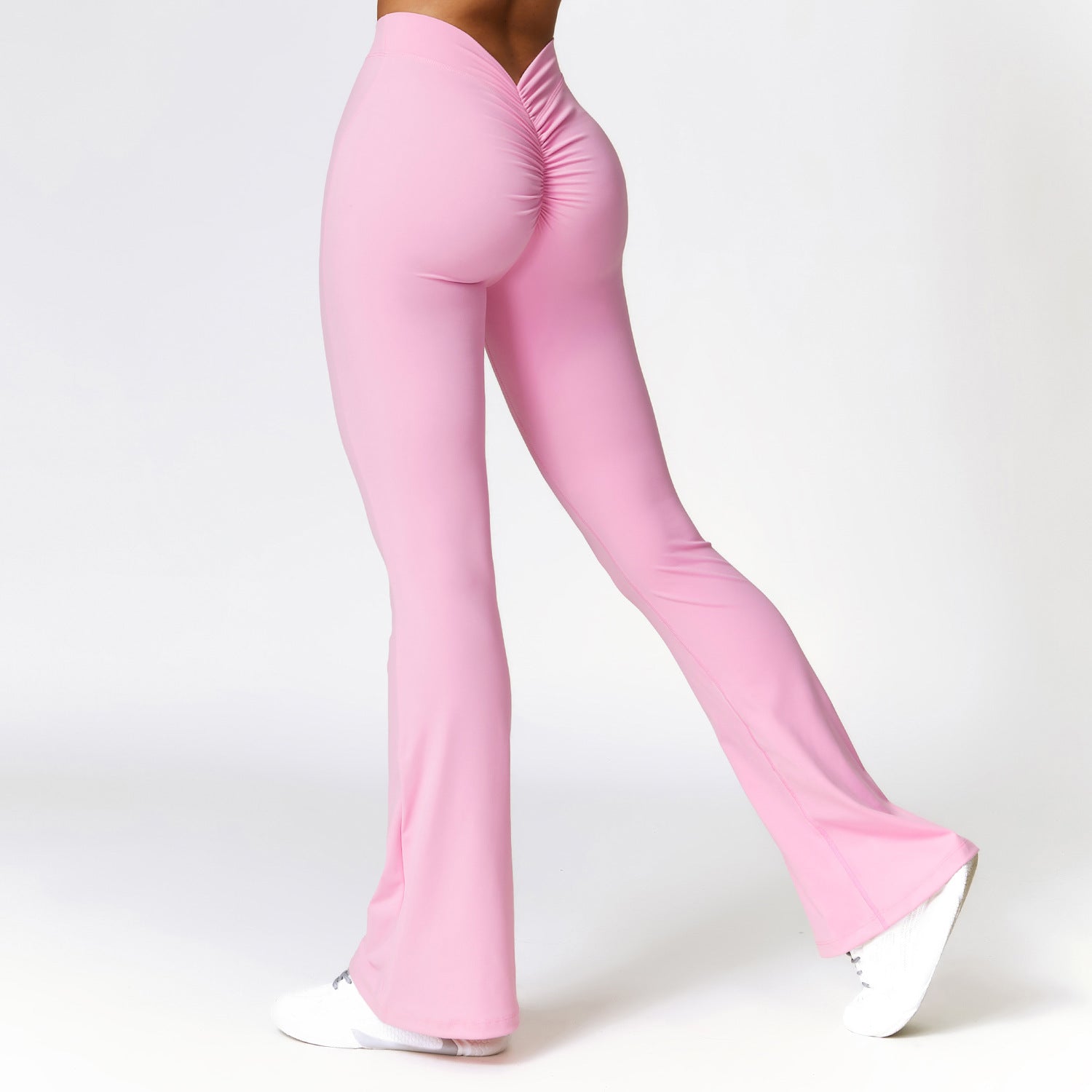 FlexFit High-Waist Bootcut Trousers