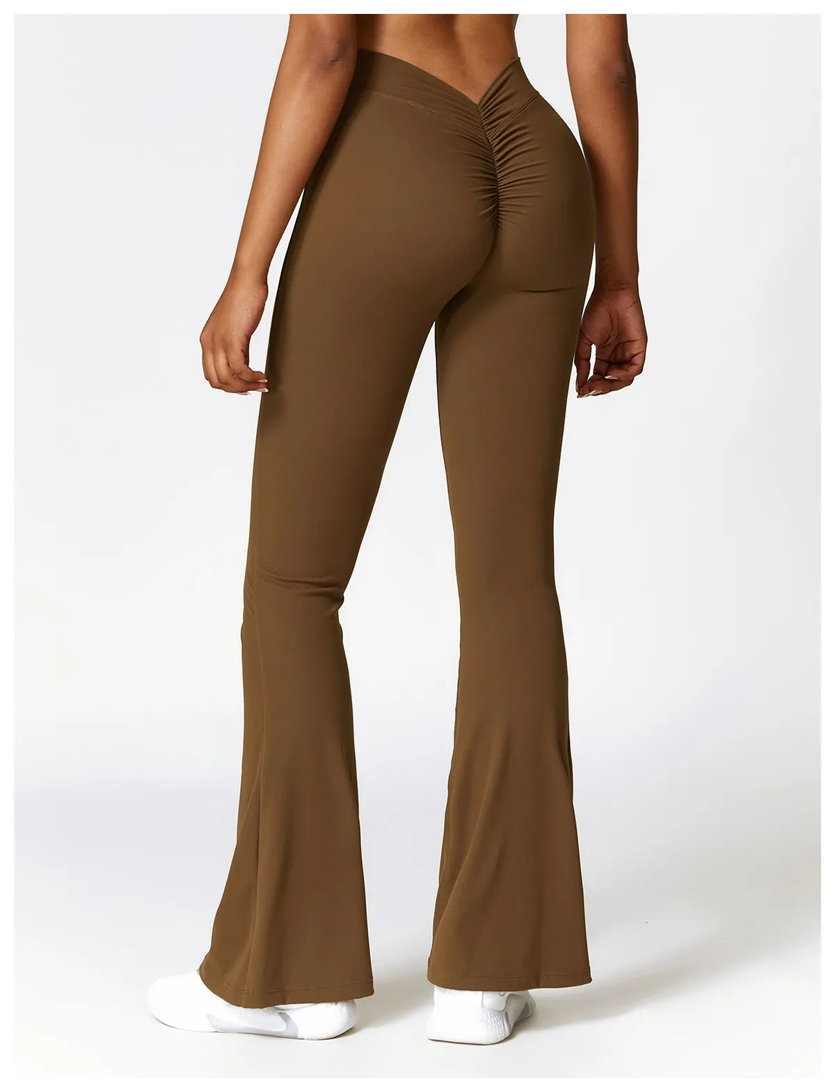 FlexFit High-Waist Bootcut Trousers