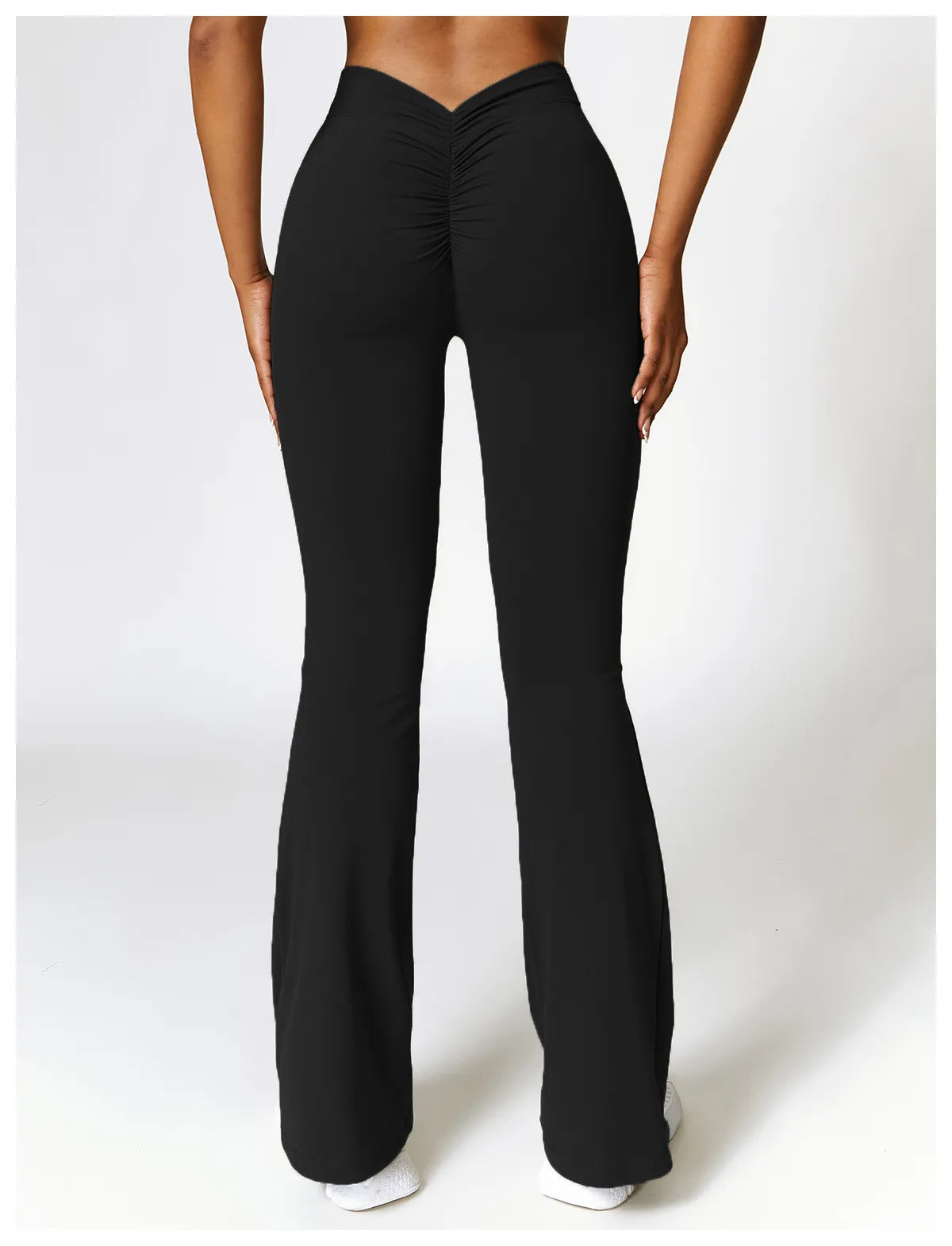 FlexFit High-Waist Bootcut Trousers