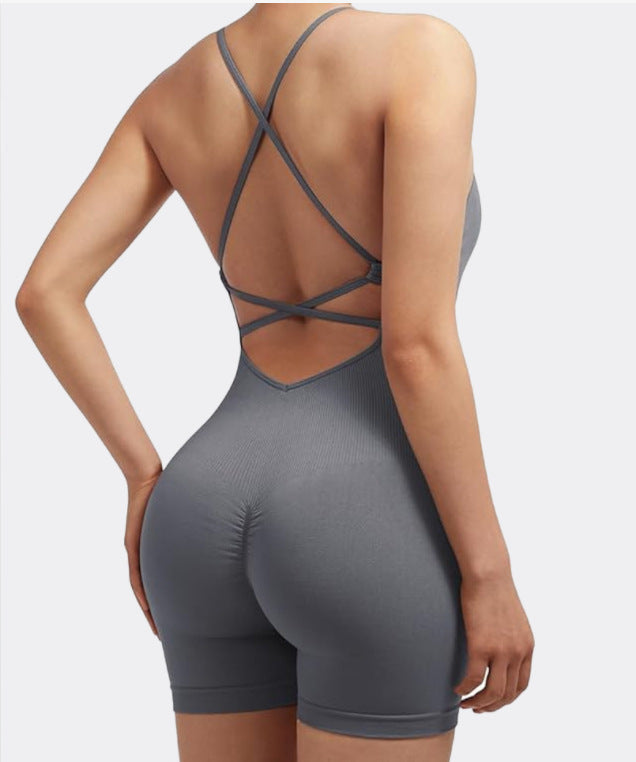 LuxeFit Nude Feel Yoga Bodysuit