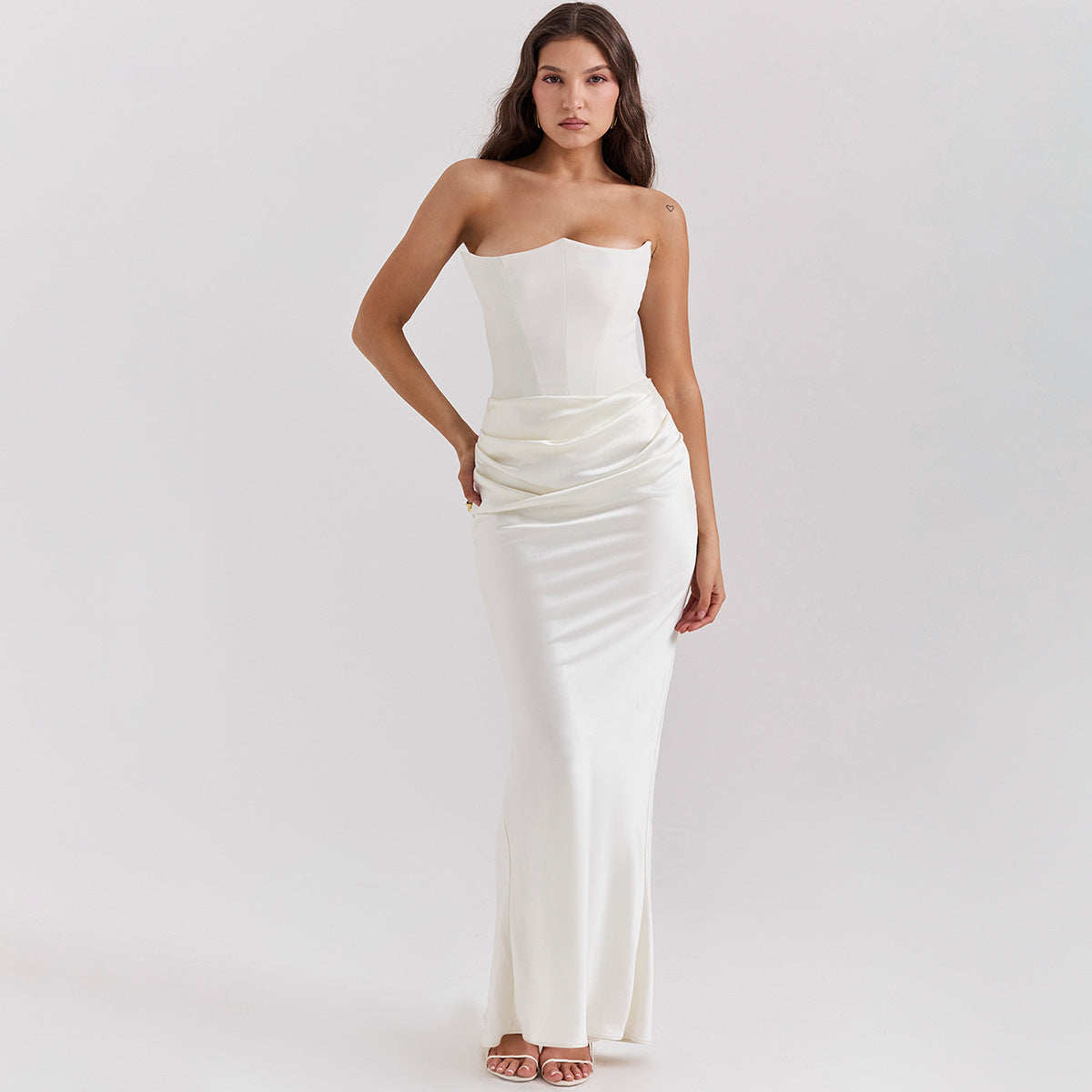 Velvet Allure Fishbone Gown