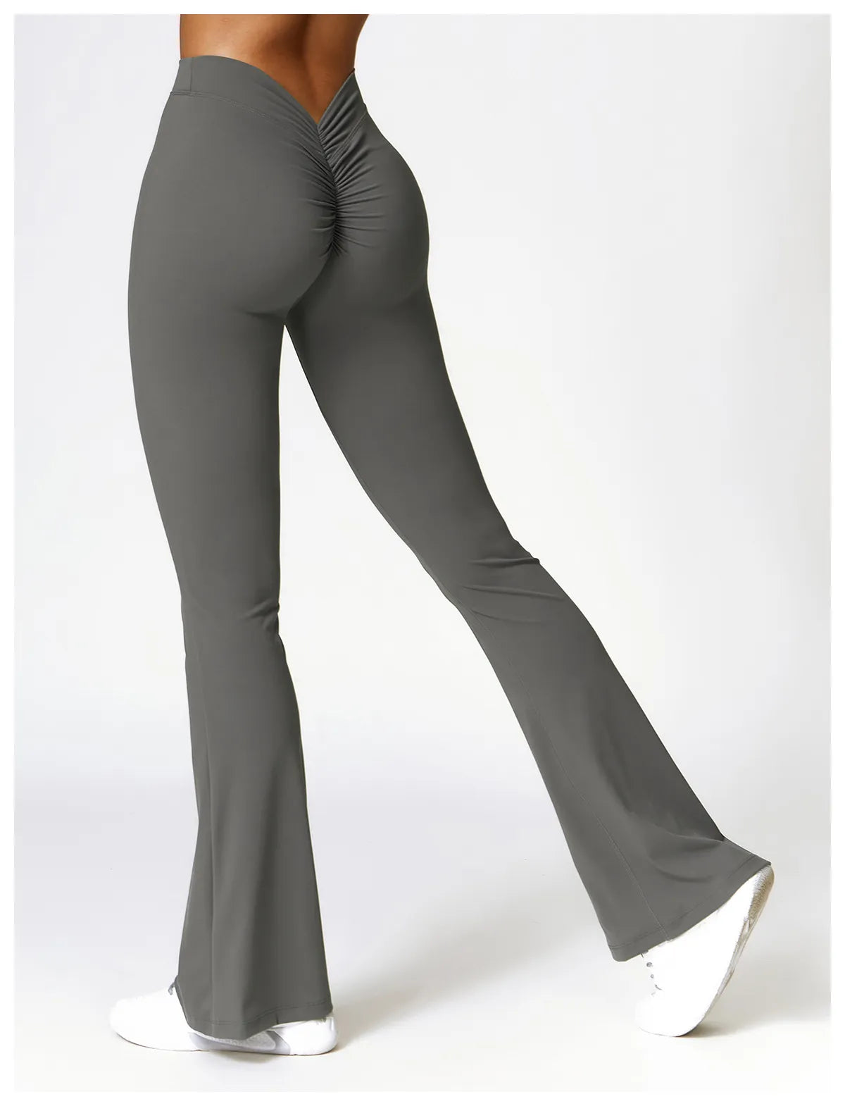 FlexFit High-Waist Bootcut Trousers