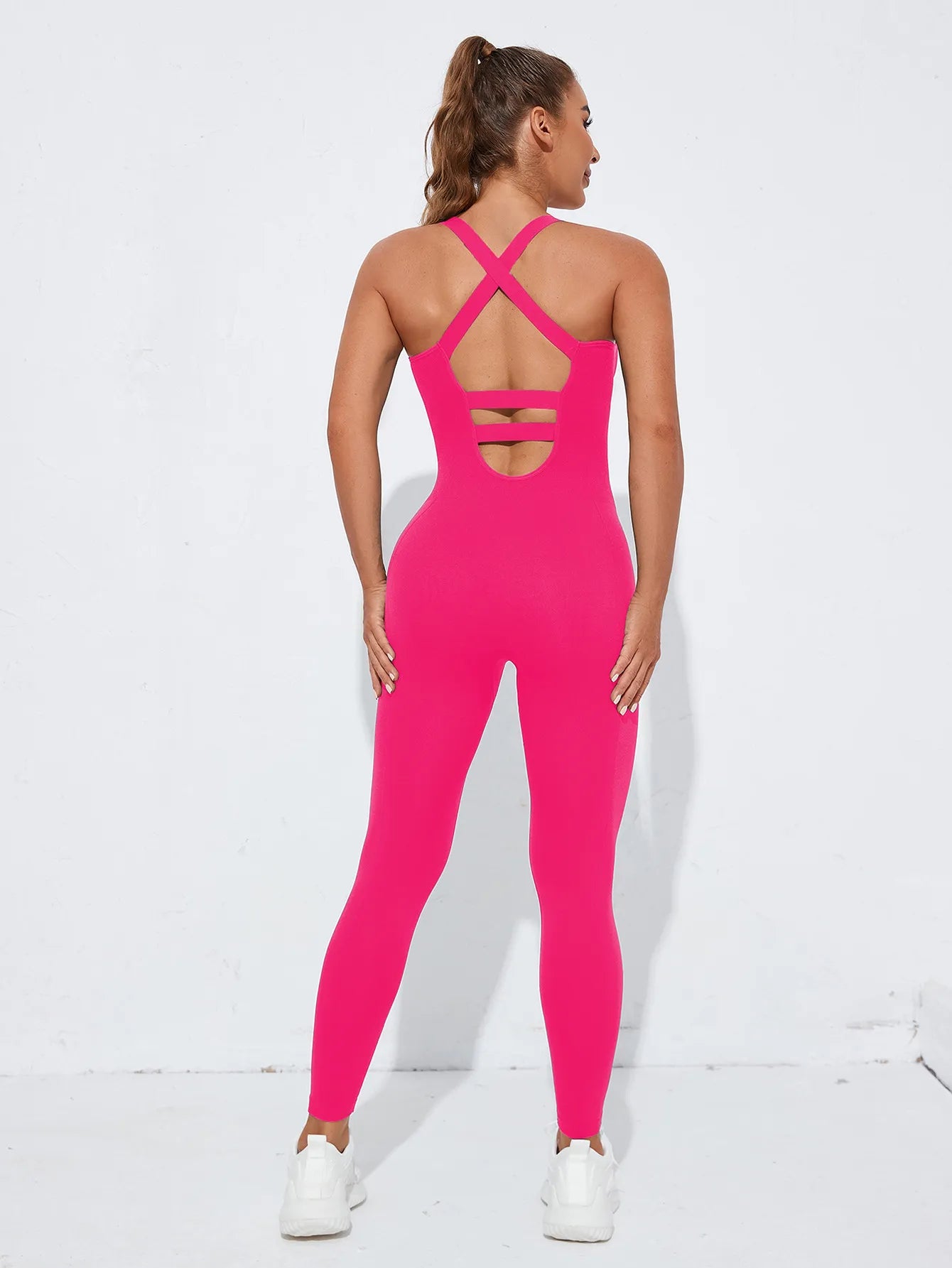 Seamless Quick-Dry Yoga Shapewear One-Piece Set