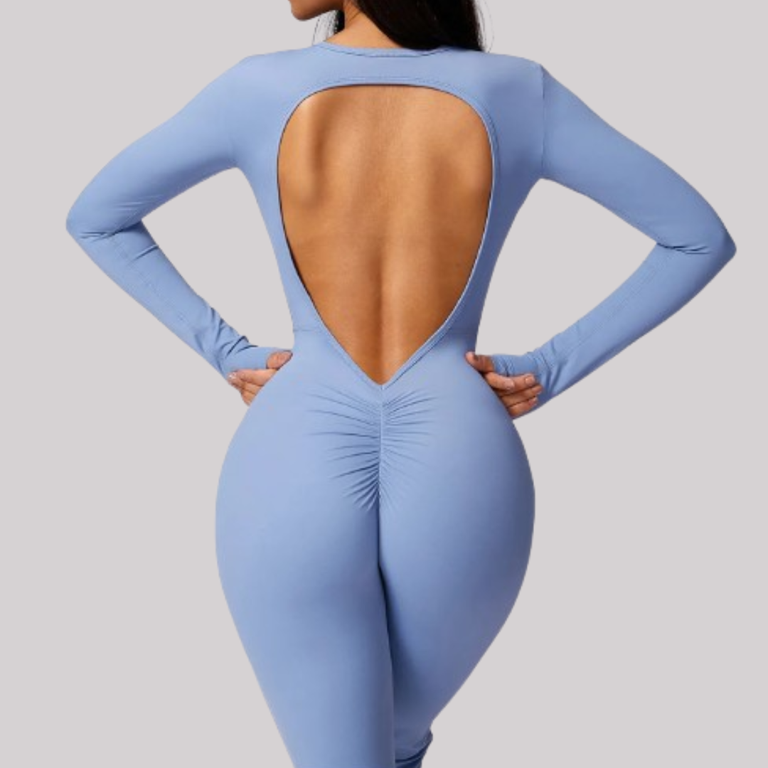 FlowFit Long Sleeve Yoga Jumpsuit