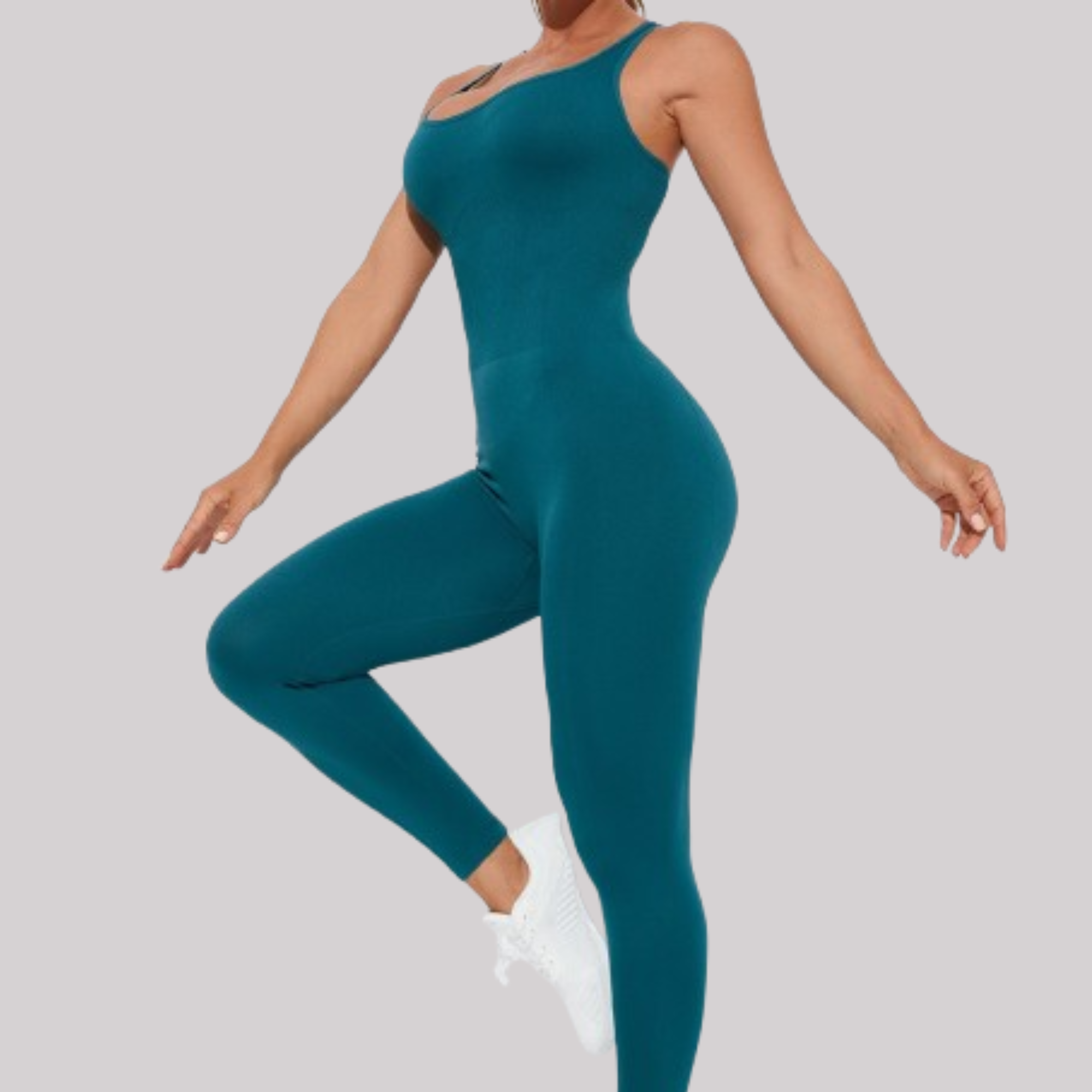 Seamless Quick-Dry Yoga Shapewear One-Piece Set