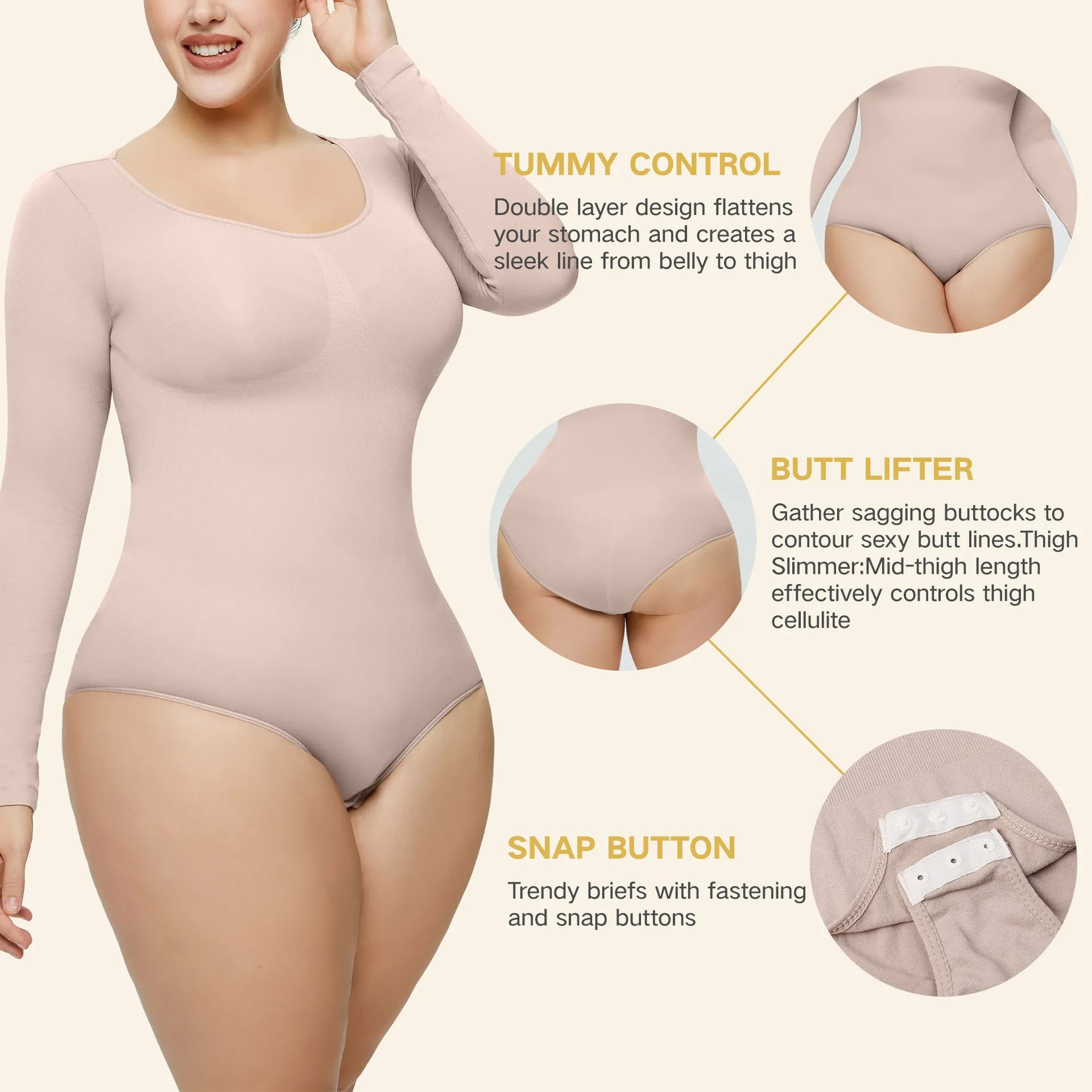 Seamless Sculpt Bodysuit Shapewear