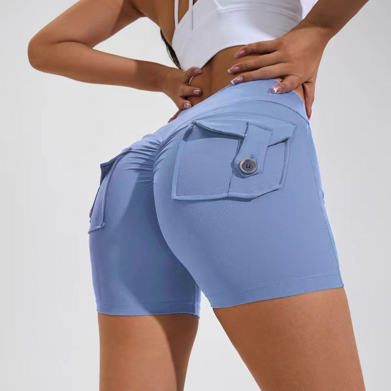 ElevateFit High Waist Pocket Shorts