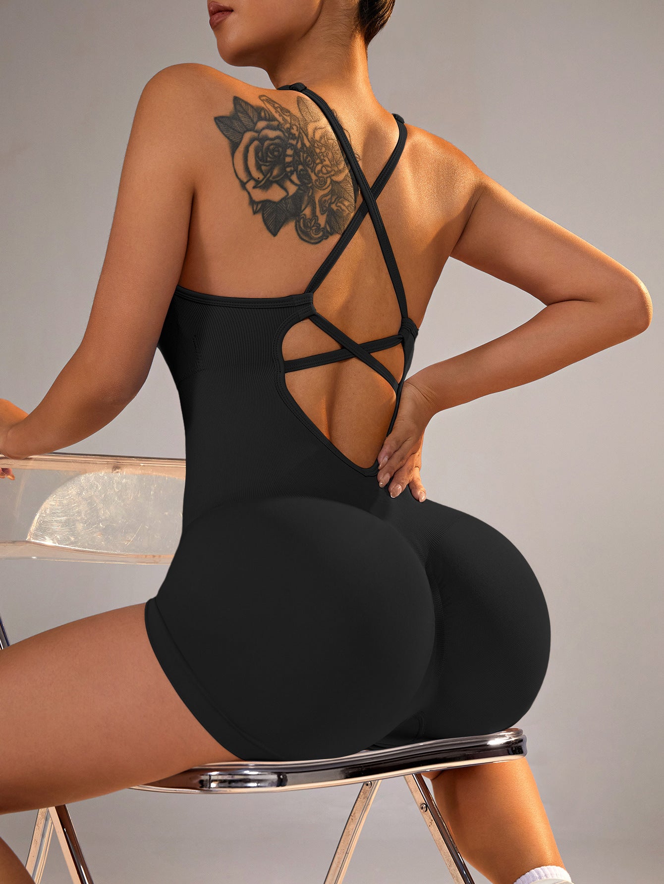 LuxeFit Nude Feel Yoga Bodysuit