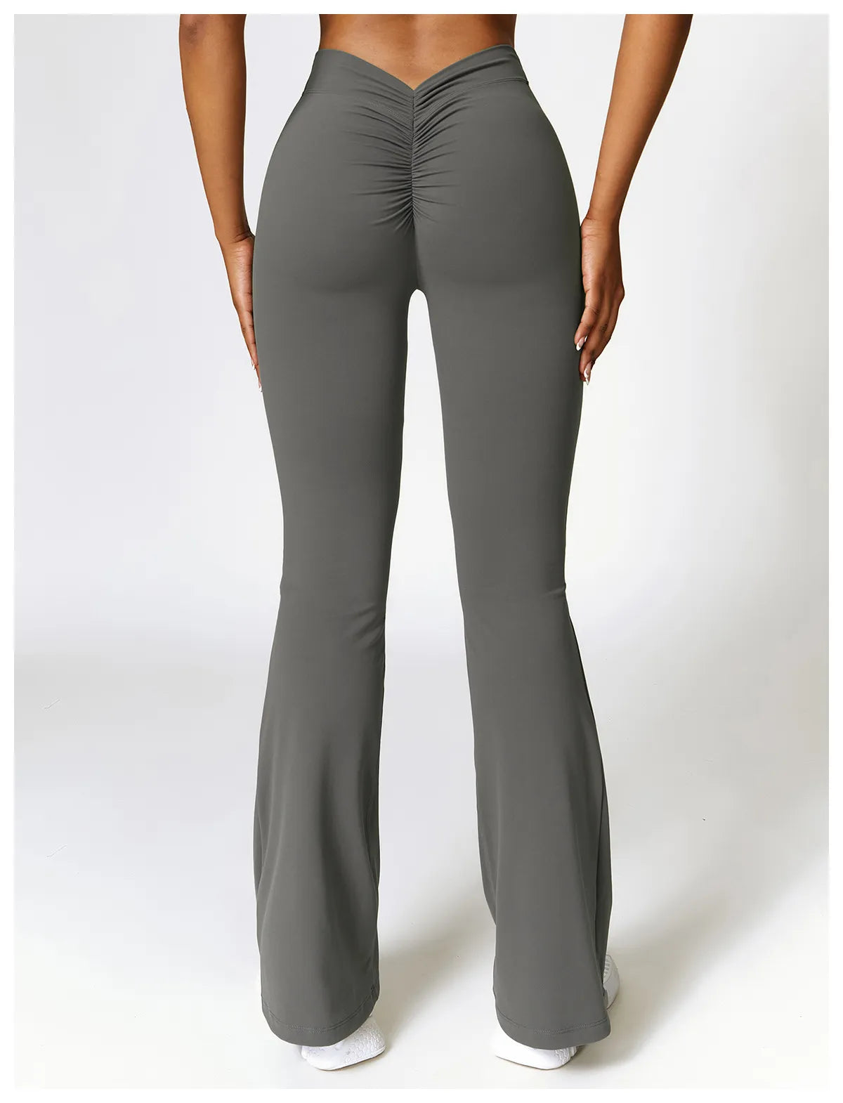 FlexFit High-Waist Bootcut Trousers