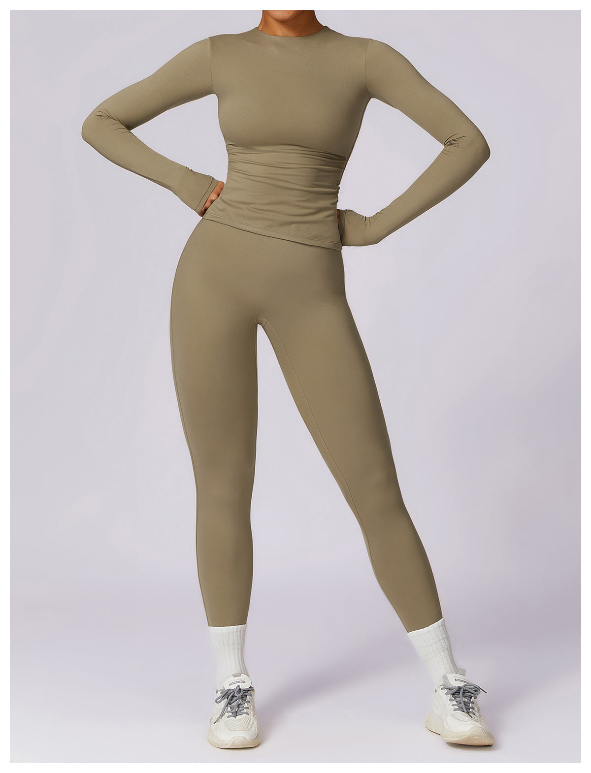 AuraFlex Long Sleeve Activewear Set