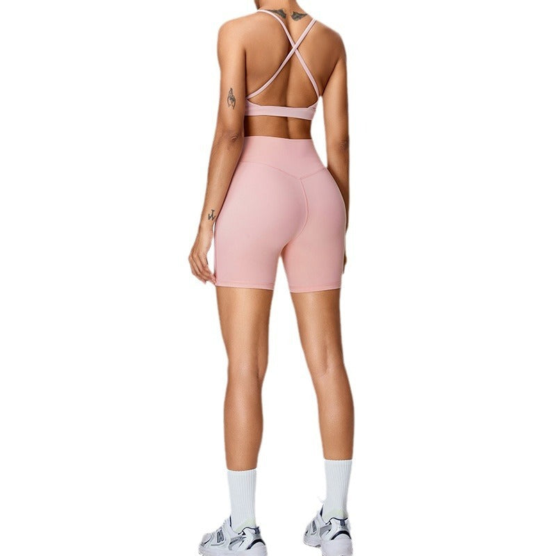 SoloUniq SculptFit Yoga Shorts Set