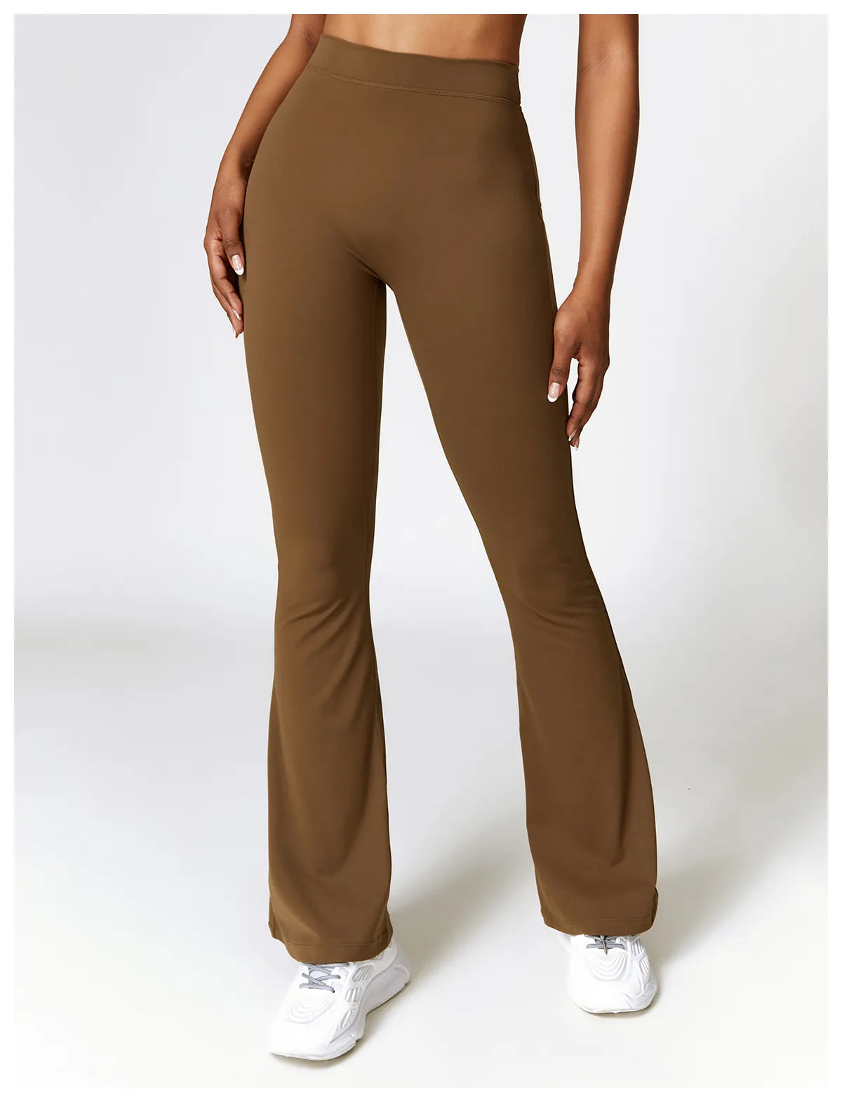 FlexFit High-Waist Bootcut Trousers