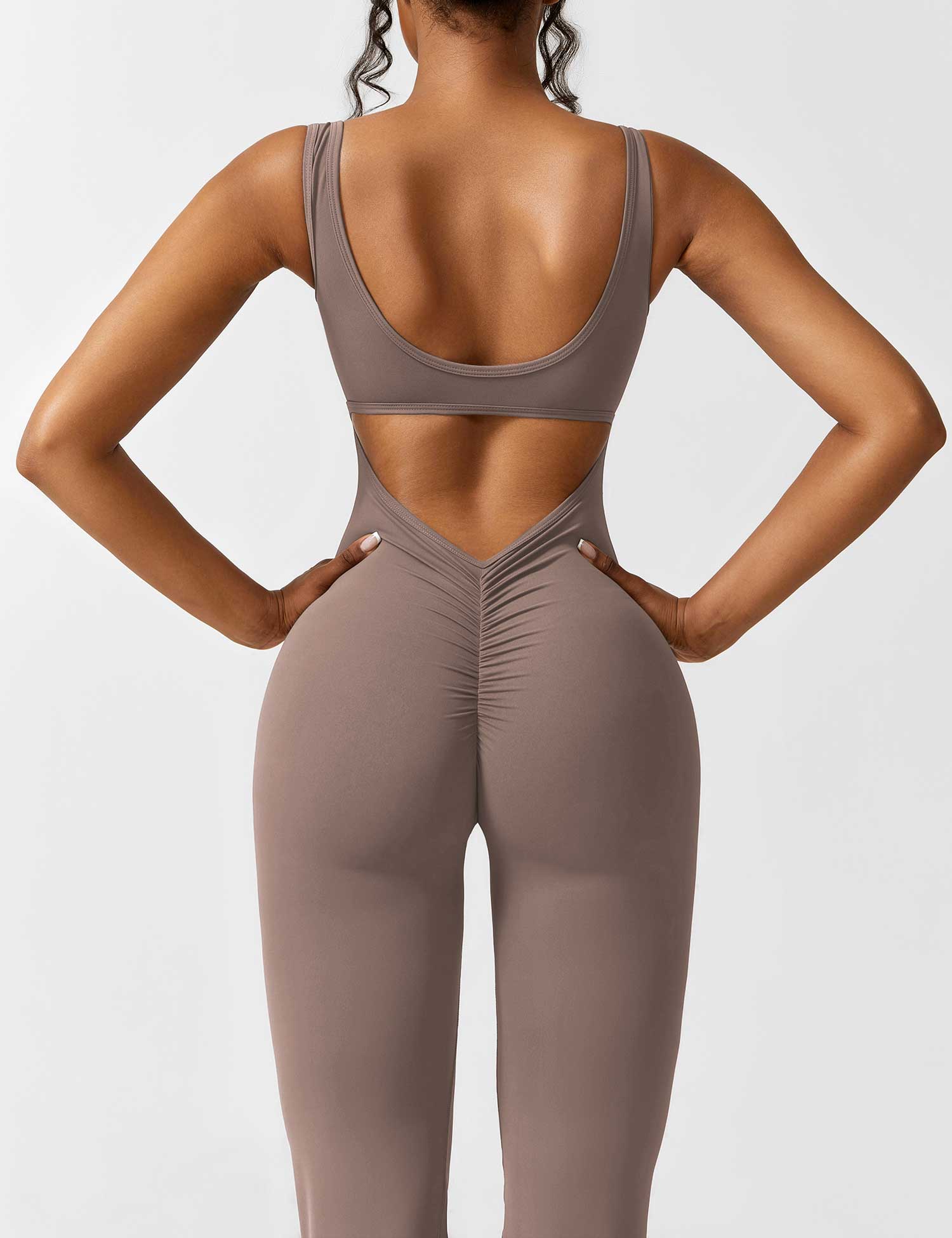 Women’s Sleeveless Flare Yoga Jumpsuit