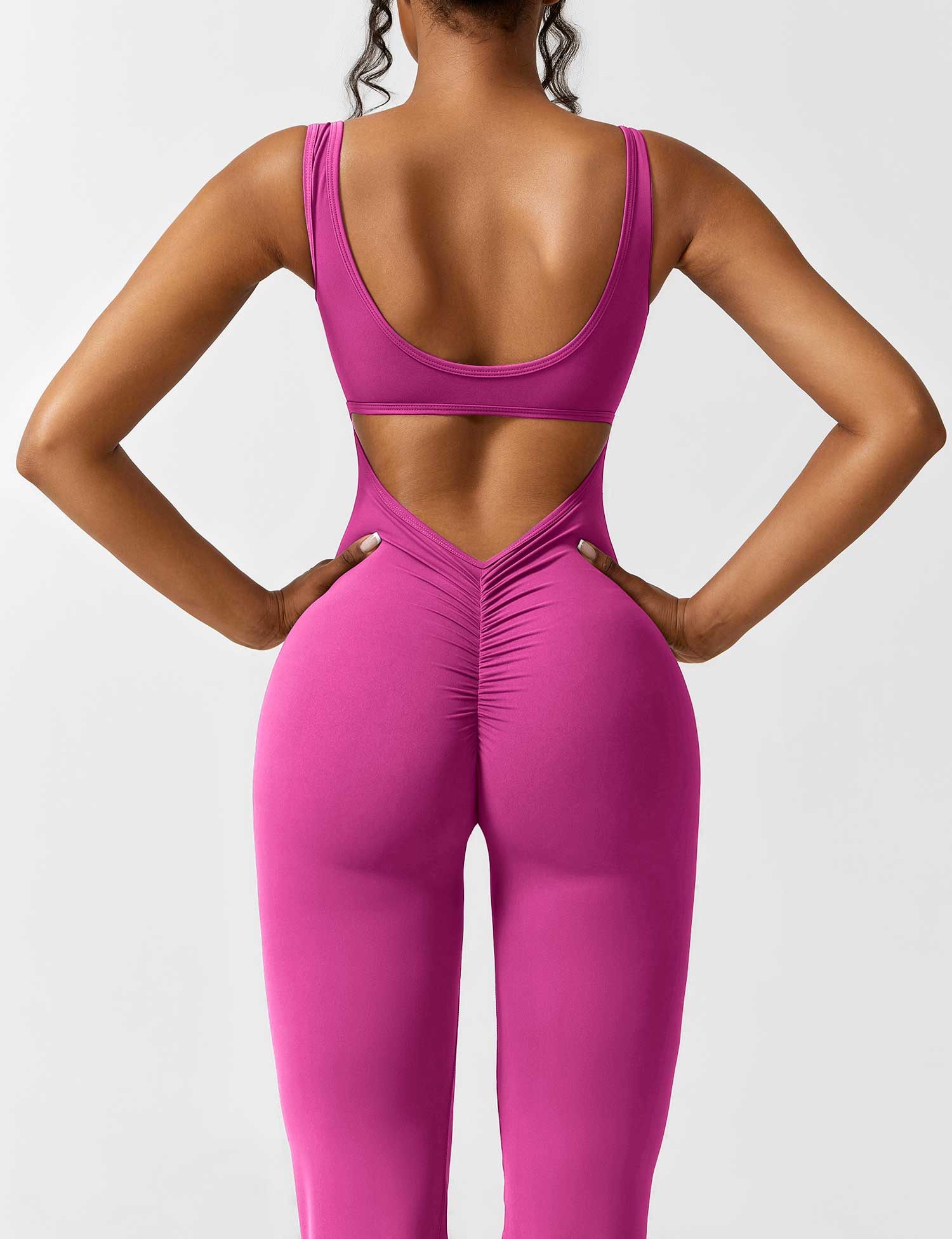 Women’s Sleeveless Flare Yoga Jumpsuit