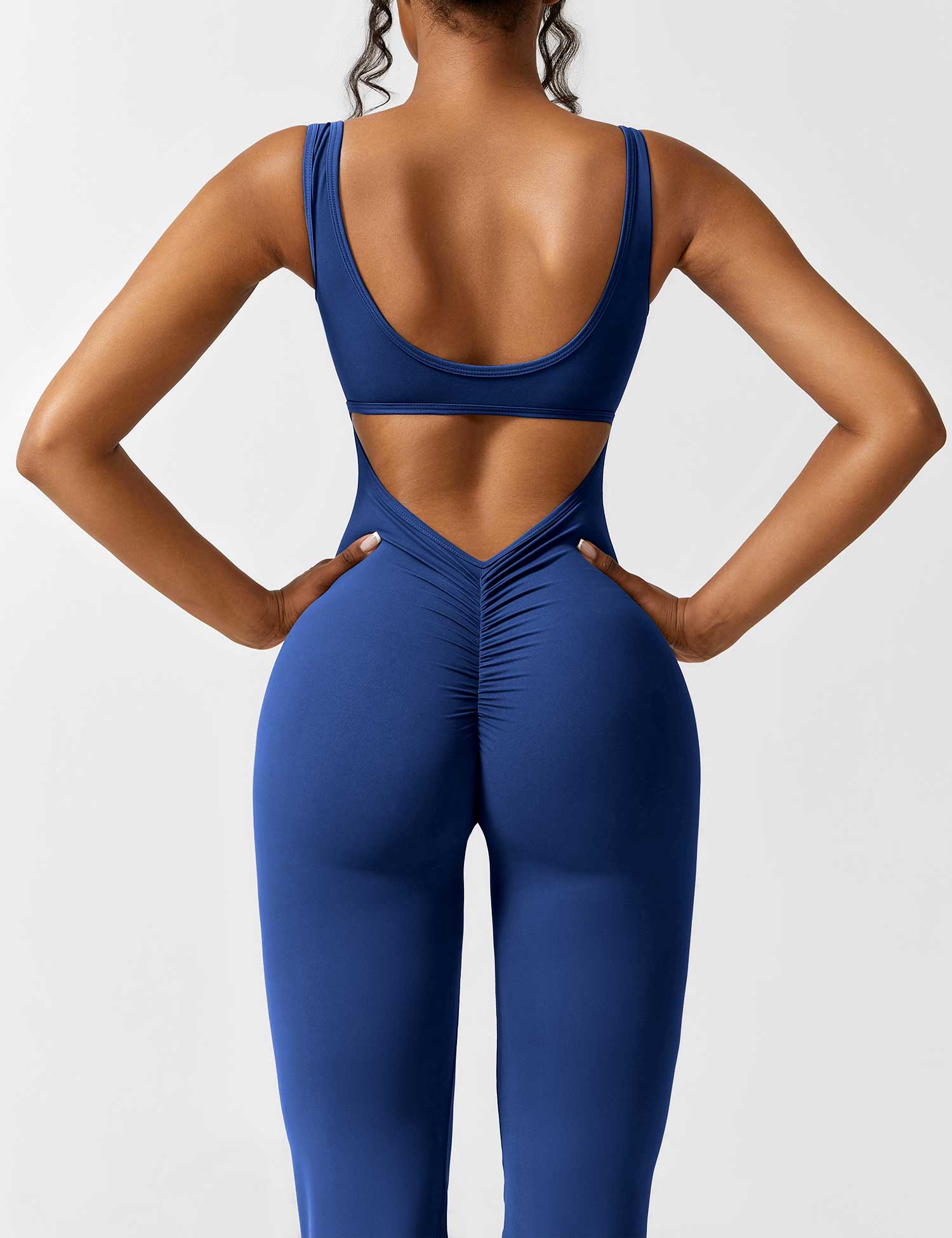 Women’s Sleeveless Flare Yoga Jumpsuit